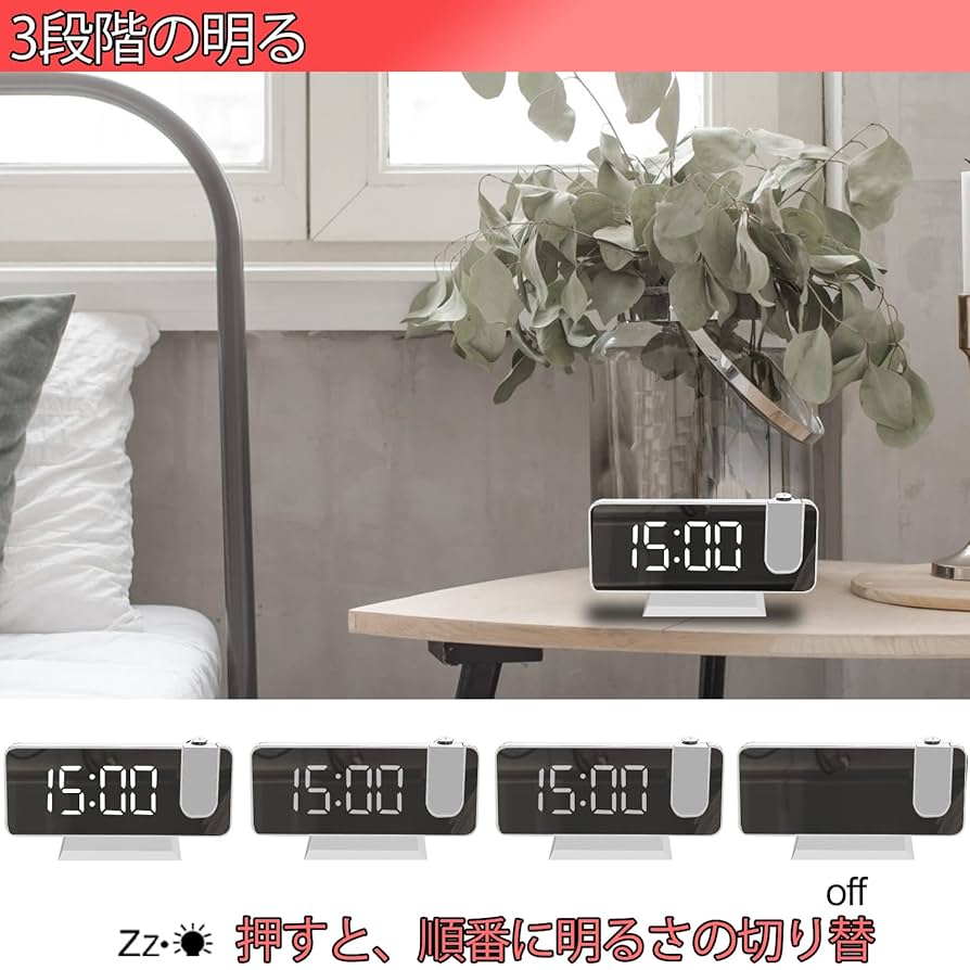 プロジェクター時計 Amazon.co.jp: CENTOLLA 天井 プロジェクター 時計 置き時計